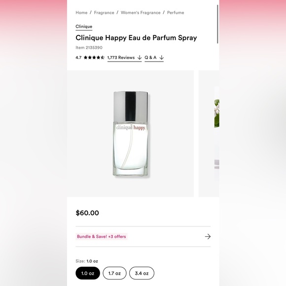 Clinique Happy Eau de Parfum Spray - Picture 2 of 5